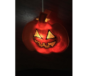 Stickdatei ITH - Halloween Laterne Kürbis inkl. Süßigkeitenverstecker